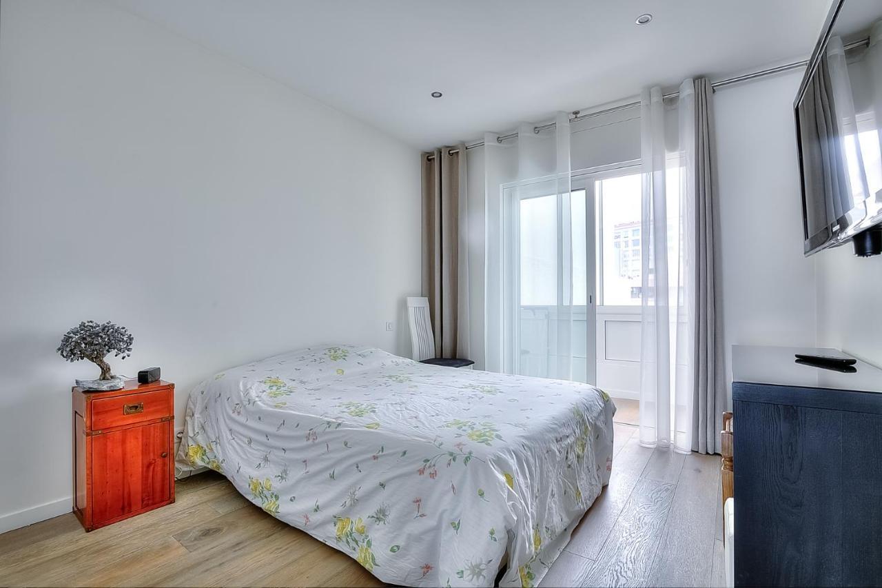 Ferienwohnung Le Florentina, Dernier Etage Avec Terrasse, Vue Sur La Baie Des Anges Nizza Exterior foto