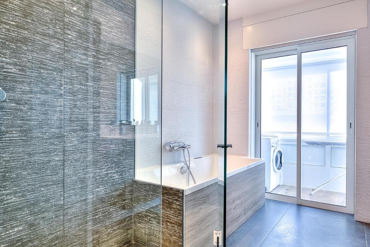 Ferienwohnung Le Florentina, Dernier Etage Avec Terrasse, Vue Sur La Baie Des Anges Nizza Exterior foto
