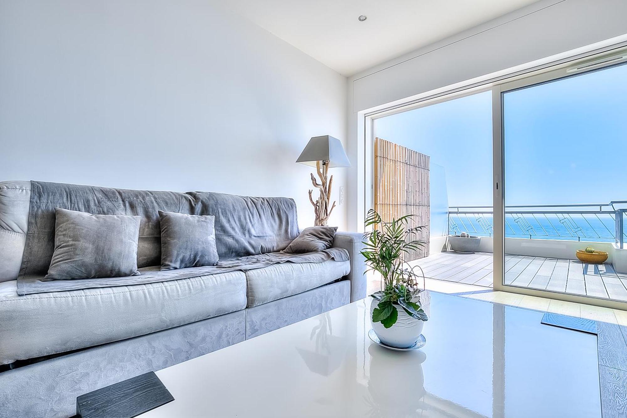 Ferienwohnung Le Florentina, Dernier Etage Avec Terrasse, Vue Sur La Baie Des Anges Nizza Exterior foto